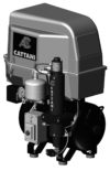 AC 200 Q - Two-cylinder compressor, with noise-reducing plastic cover and air drier